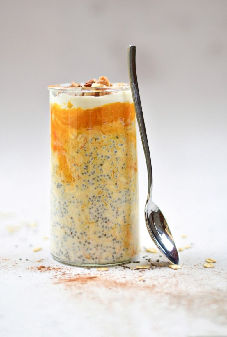 Overnight oats cu dovleac